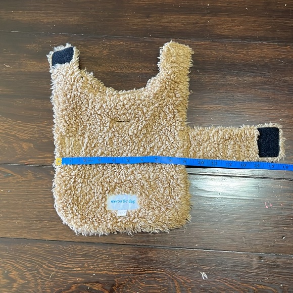 New York Dog corduroy and faux fur coat - Picture 7 of 7